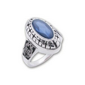 Legendary Series Women's Oval Stone Collegiate Ring